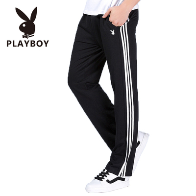 Playboy mùa hè nam phần mỏng thường chạy thể thao quần lỏng thời trang xu hướng chín quần nam quần áo nam hàng hiệu Crop Jeans