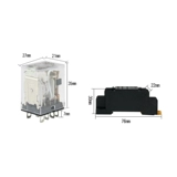 HH62P Small Relay 24V 220V AC Небольшой промежуточный реле.