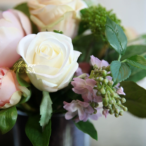 Iflower элитные искусственные цветы, аксессуары для дома, обеденный стол, цветы для гостиной, журнальный столик, домашние скандинавские искусственные цветы, неоклассический