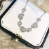 Mùa thu và mùa đông mới zircon vòng tay nữ hình trái tim đầy đủ kim cương thời trang Hàn Quốc quà tặng sinh nhật thời trang để gửi tặng bạn gái món quà sinh nhật