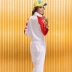 Bộ đồ thể thao nữ mùa xuân và mùa thu hai mảnh lụa Hàn Quốc áo thun thể thao giản dị thời trang quần lửng ống quần thể thao - Thể thao sau