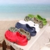 Mùa hè người đàn ông mới của giày lỗ vài mô hình giày của phụ nữ xu hướng baotou dép lười biếng giản dị dép nam giày bãi biển