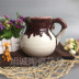 Ấm trà hình chữ hoa nồi thủ công tinh tế bình hoa tráng men khô cắm chai hoa retro chậu hoa bình trong chậu - Vase / Bồn hoa & Kệ chậu nhựa dài Vase / Bồn hoa & Kệ