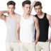 3 mảnh cotton gia đình nam vest nam cotton mùa hè đồ lót trẻ trung tập thể dục Slim loại áo lót trắng