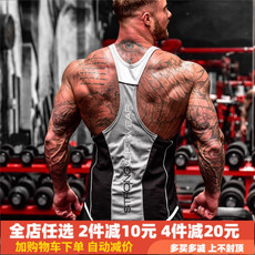 Одежда для фитнеса 新款运动背心男紧身衣健身国际速干衣肌肉型兄弟弹力无袖大码潮