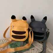 MUMU sản phẩm tốt Nhật Bản sáng tạo dễ thương Pikachu túi hai chiều sinh viên canvas ba lô nhỏ anime thiết bị ngoại vi