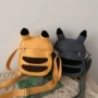 balo cho bé trai mẫu giáo MUMU sản phẩm tốt Nhật Bản sáng tạo dễ thương Pikachu túi hai chiều sinh viên canvas ba lô nhỏ anime thiết bị ngoại vi balo học sinh