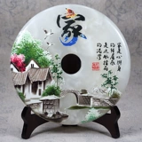 Натуральный афганский нефрит 18 -сантиметровый пинг с пряжкой домашней гостиной