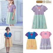 Xuất khẩu quần áo trẻ em Nhật Bản cô gái mới váy cotton mùa hè váy bé gái gạc hoạt hình váy công chúa - Váy