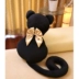 Mèo trở lại gối gối đồ chơi búp bê sang trọng mèo đen với cô gái búp bê sinh viên quà tặng - Đồ chơi mềm Đồ chơi mềm