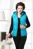 Áo vest cotton nữ mùa đông dày ngắn 40-50 tuổi trung niên thu đông mặc áo khoác bông độn Áo vest