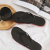 Mùa hè mới flip flops ladies phẳng dép chống trượt và dép đi trong nhà Châu Âu và Mỹ đơn giản màu rắn bãi biển cao su giày flip flops Dép