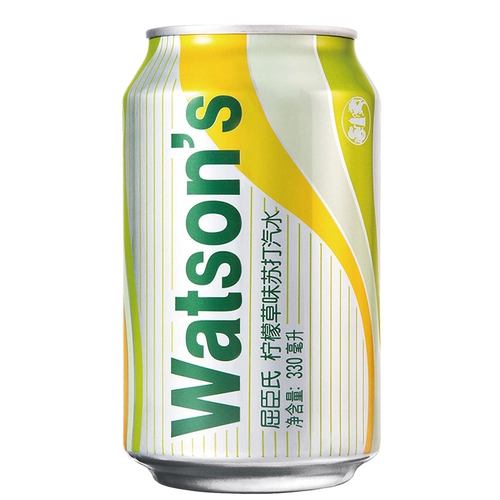 Гуандонг провинция Watsons Watsons содовая вода лимонная трава аромат 330 мл*24 бутылки с полной коробкой