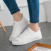 Ngôi sao với những cô gái cùng giày vải phẳng văn học sinh viên giày trắng với phiên bản Hàn Quốc của căn hộ màu trắng với đôi giày giản dị Plimsolls