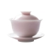 Bùn mùa xuân Handmade Hồng Cover Bát lớn Jingdezhen Trà Cup Bộ trà Kung Fu sứ trắng trà ba bát - Trà sứ ấm ủ trà Trà sứ