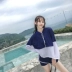 Áo tắm nữ 2018 xẻ góc phẳng ngực nhỏ tập hợp áo thể thao áo ba lỗ bảo thủ che bụng áo tắm Hàn Quốc Bộ đồ bơi hai mảnh