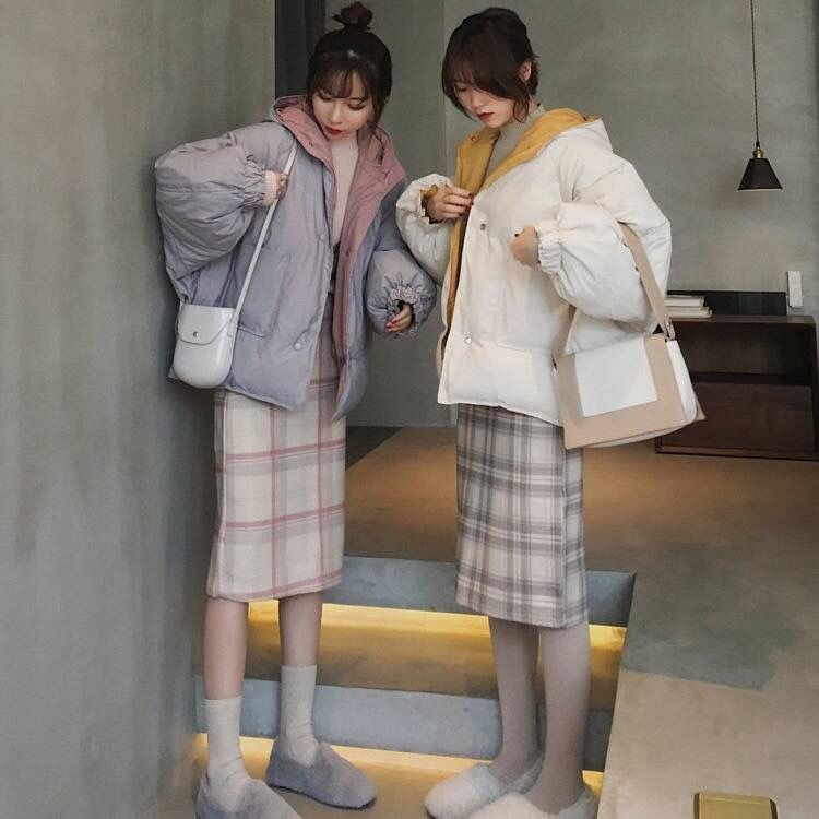 双面穿短款棉衣女2019冬季新款韩版学生加厚外套宽松ins面包服潮