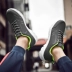 Giày nam mùa đông 2018 thời trang thể thao thấp để giúp giày chạy bộ ấm áp xu hướng giày nam Hàn Quốc hoang dã giày thể thao nam đẹp Giày thấp