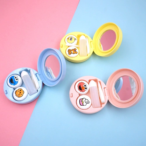 Miniso Glasses Box Название Chuangyou Pinya Round Stealth Lense Box Portabl