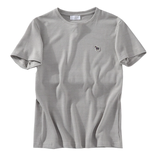 Хлопковая летняя однотонная футболка для отдыха, короткий рукав