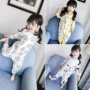 Phim hoạt hình thiếu nhi một bộ đồ ngủ bé gái dài tay 1-3 tuổi bé gái cotton 5 bộ đồ trẻ em set bodysuit bé trai