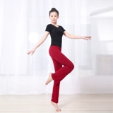 Танцующие штаны, черная одежда для йоги, свободный прямой крой