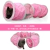 Mèo hầm đồ chơi cán chinchillas kênh pet cat dog hầm lều kết hợp gấp mèo mèo túi ngủ cây đồ chơi cho mèo Mèo / Chó Đồ chơi