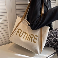 Расширенная вместительная и большая сумка через плечо, летний шоппер, изысканный стиль, коллекция 2023