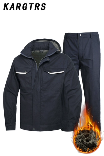 Зимний камуфляжный пуховик для работы, утепленный удерживающий тепло хлопковый комплект, рабочая одежда, делается под заказ, с печатью вашего логотипа