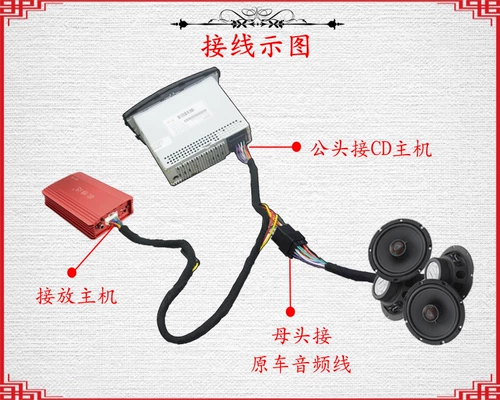 Применимо к Yinglang Automobile DSP -усилитель Специальный автомобиль. Специальная неразрушающая установка и модифицированный усилитель звуковой бас -пистолет