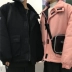 18 mùa thu và mùa đông màu sắc hoang dã bỏ túi phiên bản Hàn Quốc của ulzzang bánh mì quần áo áo khoác cotton dày quần áo nam và nữ áo bomber Trang phục Couple