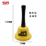 Руковолочный колокол с железным классом, деревянная ручка с медным колоколом, колокол с ручной колоколом 8/9,5/11/14 см. Бесплатная доставка