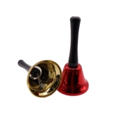 Медный ретро колокольчик, школьная медная погремушка, большой размер