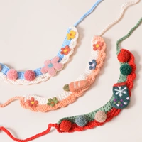 Плетеный милый чокер ручной работы, ожерелье, шарф, аксессуар