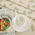 Nhỏ tươi và đơn giản hiện đại văn học bảng vải vải Bắc Âu phong cách mục vụ cotton và linen khăn trải bàn bàn cà phê bìa khăn khăn trải bàn tùy chỉnh