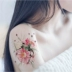 Hoa cánh tay dán hình xăm gốc đùi gợi cảm không thấm nước che khuyết điểm cánh tay kéo dài cơ thể vẽ hoa nửa cánh tay hình nữ lớn