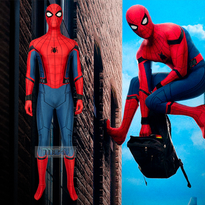 taobao agent Manles/Man Sky Spider-Man Heroes Expedition Peters Parker Cosplay Tights Jacket J4436-1