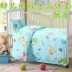 Trẻ em của quilt mẫu giáo ba mảnh cotton nap giường core sáu hoặc bảy bộ mền giường cũi em bé sản phẩm 	bộ chăn ga cho bé trai	 Bộ đồ giường trẻ em