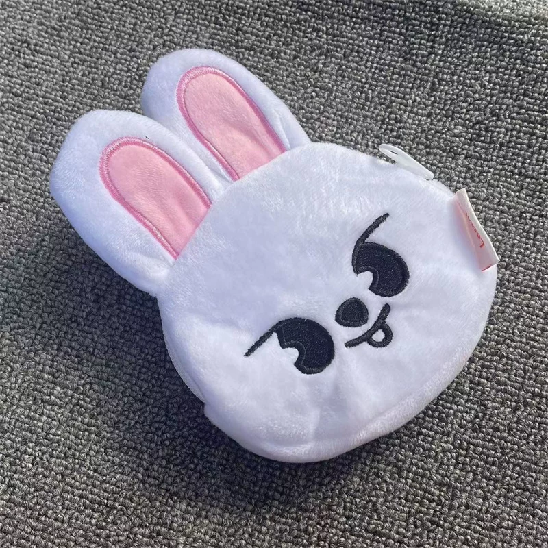 Stray Kids Huang Yanchen Felix Li Longfang Fang Cancan Cartoon Plush Wallet Coin Bag LEEKNOW вокруг