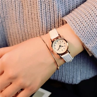 Швейцарские часы, ретро белый ремень, модный циферблат для отдыха, женские часы, в корейском стиле, простой и элегантный дизайн, маленький циферблат