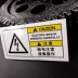 Cẩn thận với Nhãn dán nhãn chống điện giật Thiết bị cơ khí Dấu hiệu an toàn Cẩn thận với nhãn dán cảnh báo sốc điện ELE-A004 - Thiết bị sân khấu