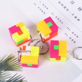 Интеллектуальный маленький конструктор, головоломка, игрушка для мальчиков, классический кубик Рубика, ностальгия