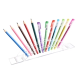 Акриловый изогнутый карандаш для бровей, шариковая ручка, мелки, карандаш для глаз, лайнер, универсальный стенд