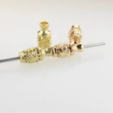 Брелок ручной работы, латунный аксессуар, четки из круглых бусин из грецкого ореха