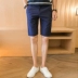 Mùa hè mới phù hợp với quần short nam mỏng năm quần giản dị bảy điểm quần nam Hàn Quốc phiên bản của xu hướng của trắng 5 quần áo nam hàng hiệu Quần short