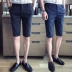Mùa hè phù hợp với quần short nam tự trồng hoang dã năm điểm quần giản dị bảy điểm quần nam Hàn Quốc phiên bản của xu hướng trắng 5 quần Quần short