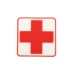 PVC cao su 3D y tế cứu trợ chữ thập đỏ dán ma thuật chương quân đội fan tactical dán chéo một mảnh