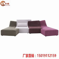 Cổ điển thiết kế nội thất Bắc Âu kết hợp thời trang khâu sofa fusion giải trí đơn giản sofa tiếp nhận sofa bộ sofa