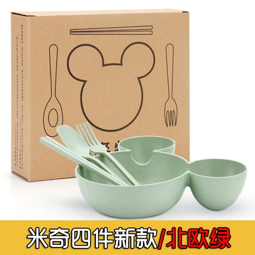 Японская мультяшная защитная обеденная тарелка для кормления домашнего использования для детского сада