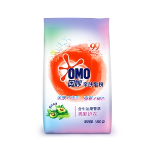 [奥妙 亮彩护衣亲肤皂粉 680g]